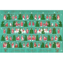 1980 - Danmark -  Julemærker - Helark - 4-sidet takket - Ufoldet - Børn og dyr i naturen.